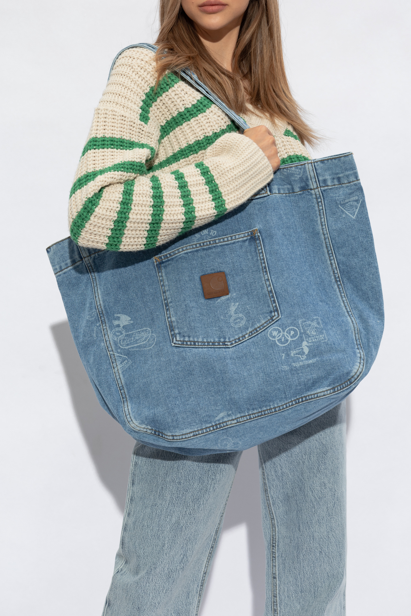 SchaferandweinerShops | Carhartt WIP Denim 'Shopper' Bag